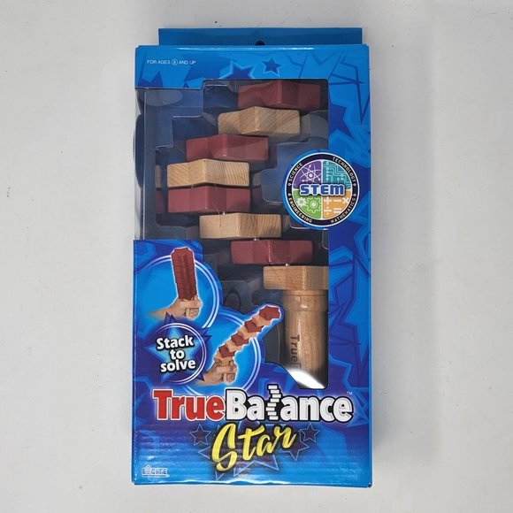 True Balance “Stack To Solve” Stem Coordination and Handheld Balancing Game - Picture 1 of 7